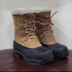 Sorel Caribou Nubuck Leather   Handcrafted Waterproof Winter Boots